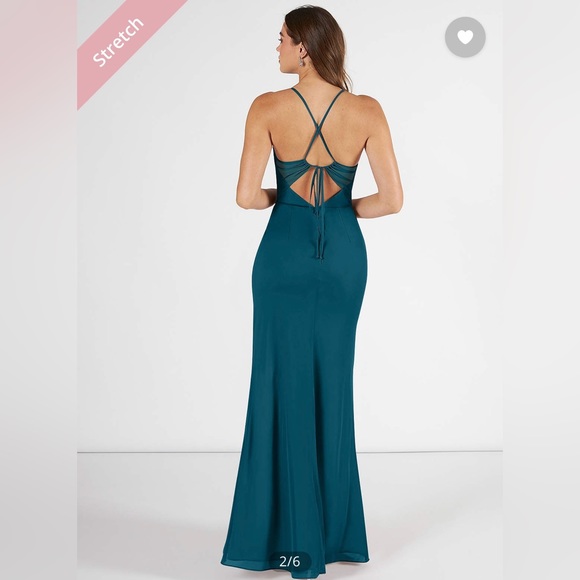 Azazie Kamali Ink Blue - Custom Size (6/8) - Picture 5 of 8